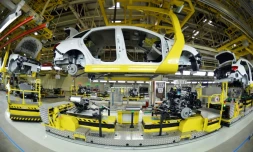 L'assemblage des véhicules Buick de General Motors, en Chine, le 28 janvier 2015