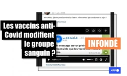   Non, les vaccins contre le Covid-19 ne modifient pas le groupe sanguin d'une personne, expliquent des spécialistes