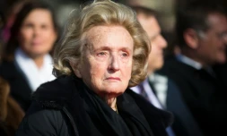 Bernadette Chirac, le 13 mars 2016, au Plessis-Robinson (Hauts-de-Seine)