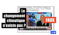  Le changement climatique est bien réel, contrairement à ce qui est avancé dans cette vidéo