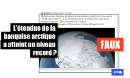   Non, l'étendue de la glace de mer arctique n'a pas atteint un niveau record