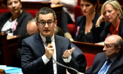 Gérald Darmanin à l'Assemblée nationale le 10 octobre 2017