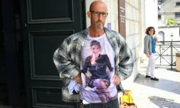 Le compagnon d'Agnès Lassalle, Stéphane Voirin, au tribunal de Pau, le 21 avril 2026