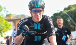 L'Italien Alberto Dainese vainqueur au sprint de la 17e étape du Giro, le 24 mai 2023 à Caorle