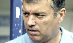 Jacques Santini, alors entraîneur d'Auxerre, le 27 juillet 2005