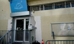 L'entrée de la mosquée des Bleuets et du bâtiment de l'institut Malik Ibn Anas à Marseille, le 20 août 2024 dans les Bouches-du-Rhône