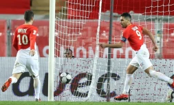 Monaco, porté par son capitaine Radamel Falcao, reste sur un succÚs facile contre Montpellier en Coupe de France à Louis-II, le 31 janvier 2018