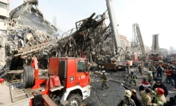 Effondrement d'un immeuble de 15 étages le 19 janvier 2017 à Téhéran