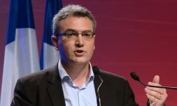 L'eurodéputé du Front National Aymeric Chauprade à Paris, le 18 mai 2014