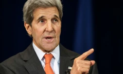 Le secrétaire d'Etat américain John Kerry à Washington le 18 novembre 