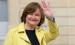 Nathalie Loiseau à la sortie de l'Elysée, le 27 mars 2019 à Paris