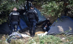 Précédente évacuation de migrants à Grande-Synthe en octobre 2018