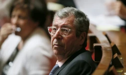 Le député-maire de Levallois-Perret Patrick Balkany (Les Républicains), le 23 juin 2015 à l'Assemblée nationale
