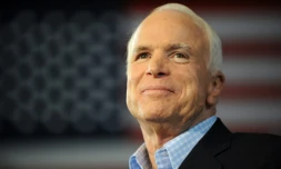 John McCain le 5 septembre 2008 dans le Michigan, alors qu'il était le candidat républicain à la Maison Blanche