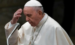 Le pape François lors d'une audience générale, au Vatican, le 22 août 2018