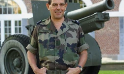 Le général Jean-Claude Lafourcade, le 17 septembre 2001 à Lille