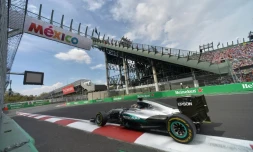 Le Britannique Lewis Hamilton lors du GP du Mexique, le 30 octobre 2016 à Mexico