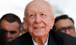 L'ancien maire de Marseille, Jean-Claude Gaudin, Ă Marseille le 8 mai 2024