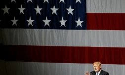 Le candidat républicain à la présidence américaine Donald Trump, le 12 juillet 2016 à Westfield, aux Etats-Unis