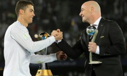 Cristiano Ronaldo à Abou Dhabi le 16 décembre 2017