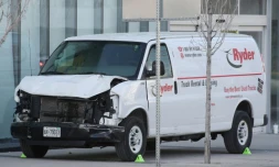 La camionnette qui a renversé et tué plusieurs piétons à Toronto le 23 avril 2018