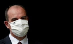 Jean Castex sur la 5e étape du Tour de France le 5 septembre 2020