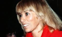 Mireille Darc le 10 mars 1982 à Paris