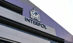 Le siĂšge d'Interpol pour l'innovation, Ă Singapour, le 13 avril 2015