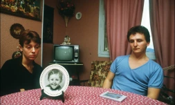 Christine et Jean-Marie Villemin, le 23 novembre 1984, dans leur maison à Lépanges-sur-Vologne (Vosges)