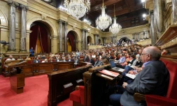 Le parlement catalan, le 6 septembre 2017 à Barcelone