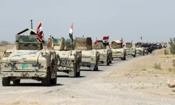 Les forces gouvernementales irakiennes prennent position au sud de Fallouja, le 3 juin 2016