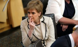 La Première ministre écossaise Nicola Sturgeon au Parlement écossais le 28 juin 2016