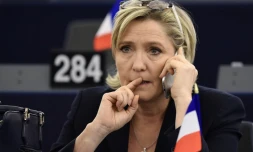 Marine Le Pen au Parlement européen, le 17 janvier 2016