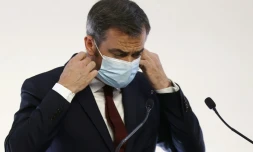 Le ministre de la Santé Olivier Véran le 29 octobre 2020 à Paris