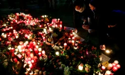 Cérémonie pour rendre hommage aux victimes de l'attentat de Berlin, le 20 décembre 2016 à Berlin