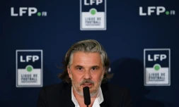 Vincent Labrune élu président de la Ligue de football professionnel (LFP), le 10 septembre 2020 à Paris