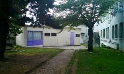 Photo prise le 10 août 2017 d'une salle de prière de Sartrouville (Yvelines) fréquentée par Hamou B., suspect de l'attaque contre des militaires à Levallois-Perret