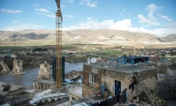 Sur les bords du Tigre à Hasankeyf, en Turquie, le 13 décembre 2018