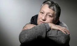 La romancière russe Ludmila Oulistkaia à Paris le 15 mars 2018