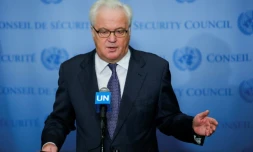 L'ambassadeur russe à l'ONU, Vitali Tchourkine, le 6 octobre 2016 à New York