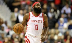 James Harden des Houston Rockets face aux Washington Wizards en NBA, le 26 novembre 2018 à Washington