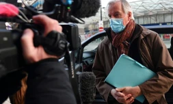 Le négociateur européen Michel Barnier arrive à Londres, le 5 décembre 2020 pour de nouvelles discussions sur le Brexit