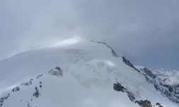 Le Pigne d'Arolla, en Suisse, oĂč six personnes ont perdu la vie, le 30 avril 2018