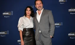 L'actrice Leila Bekhti et le réalisateur et acteur Gilles Lellouche arrivent pour le déjeuner des nommés aux César 2019, le 3 février 2019 à Paris