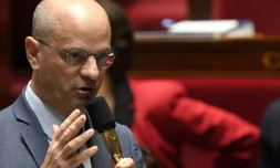 Le ministre de l'Education Jean-Michel Blanquer le 17 octobre 2018 à l'Assemblée nationale à Paris