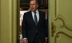 Le ministre russe des Affaires étrangères Sergueï Lavrov, le 29 mars 2018 à Moscou