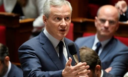 Le ministre de l'Economie, Bruno Le Maire, à l'Assemblée nationale à Paris, le 24 octobre 2018