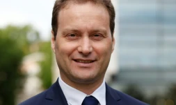 Sylvain Maillard, élu député pour la République en marche au premier tour, le 13 mai 2017 à Paris