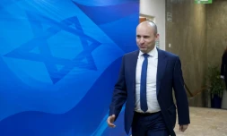 Le chef de file du parti nationaliste religieux Foyer juif Naftali Bennett, le 8 janvier 2017 à Jérusalem