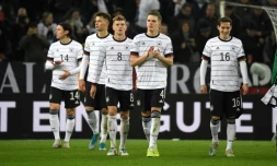 Les Allemands qualifiés pour l'Euro-2020 après leur succès face au Bélarus, le 16 novembre 2019 à Mönchengladbach